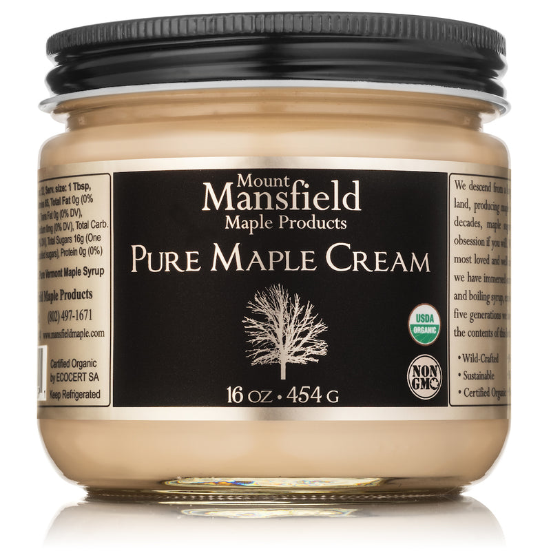Mansfield Maple 16oz Maple Cream Organic