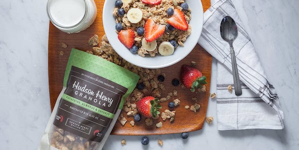 Hudson Henry Granola 12oz Bag- Pistachios, Almonds and Coconut - Mount Mansfield Maple Products