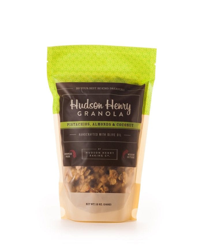 Hudson Henry Granola 12oz Bag- Pistachios, Almonds and Coconut - Mount Mansfield Maple Products