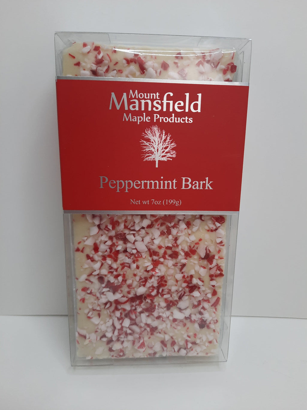 Peppermint Bark Candy-7oz Box - Mount Mansfield Maple Products