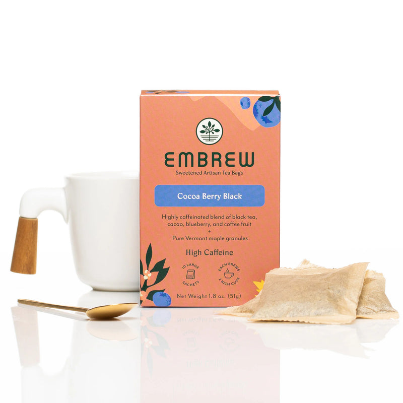 Embrew Cocoa Berry Black Sweetened Tea Bags