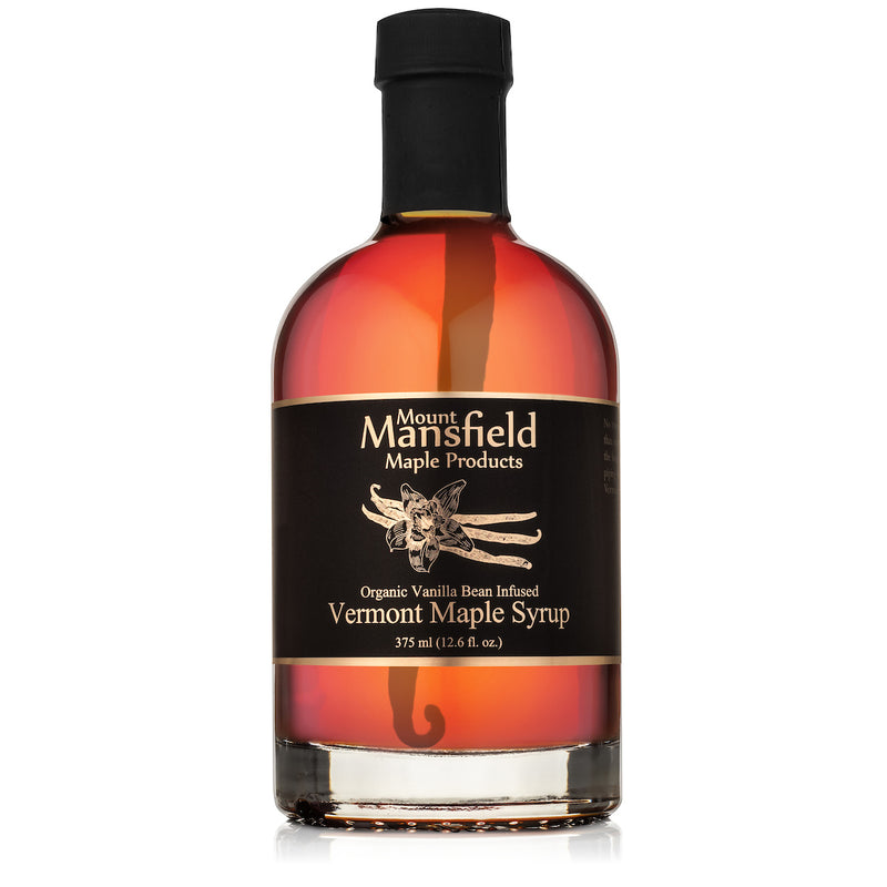 Mansfield Maple 375ml Vanilla Infused Maple Syrup Organic
