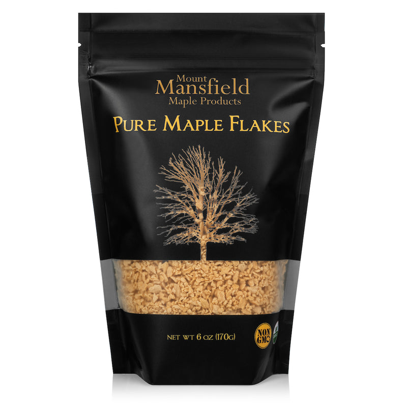 Mansfield Maple 6oz Maple Sugar Flakes Front