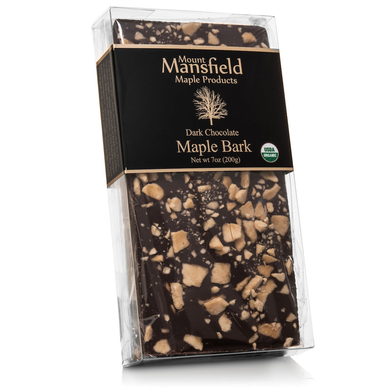 Mansfield Maple 7oz Dark Chocolate Maple Bark