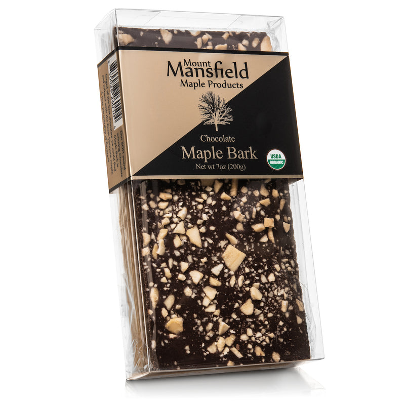 Mansfield Maple 7oz Mixed White and Dark Chocolate Maple Bark