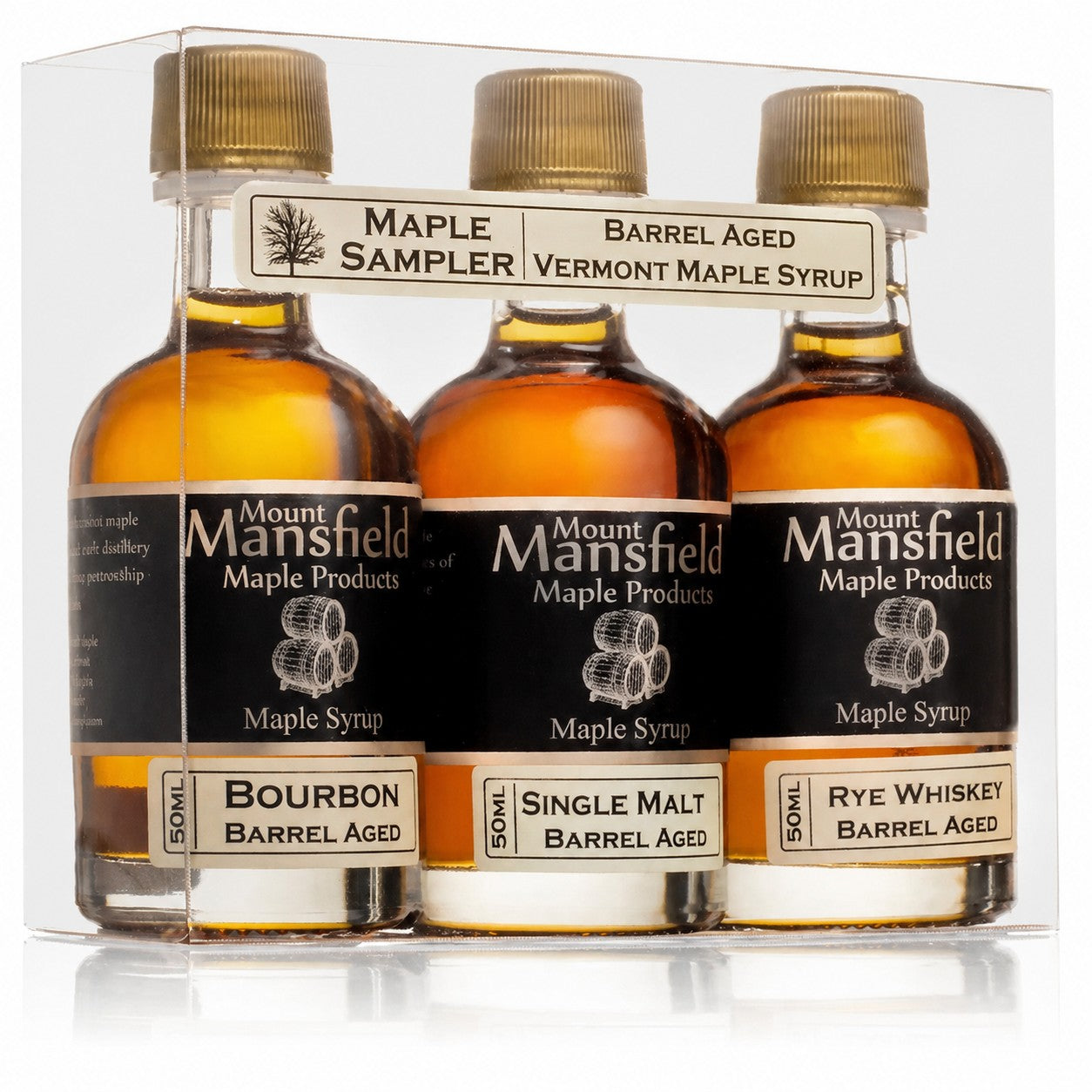 3-Pack Barrel Aged Vermont Maple Syrup Sampler Set
