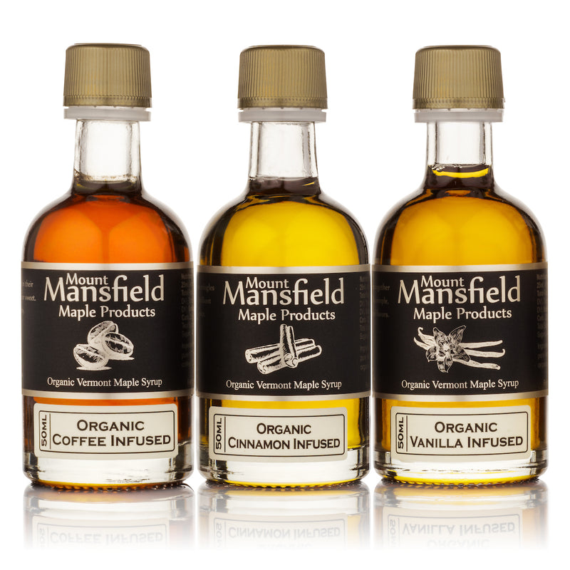 Mansfield Maple Infused Maple Syrup Sampler Bottles