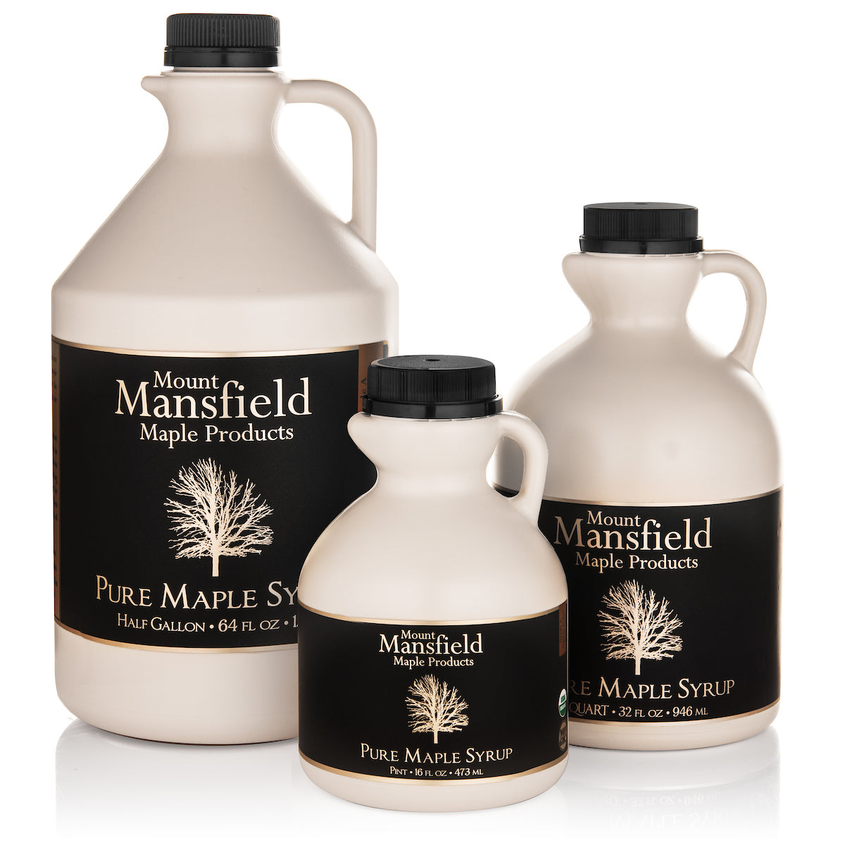Organic Pure Vermont Maple Syrup- Plastic Jug - Mount Mansfield Maple Products