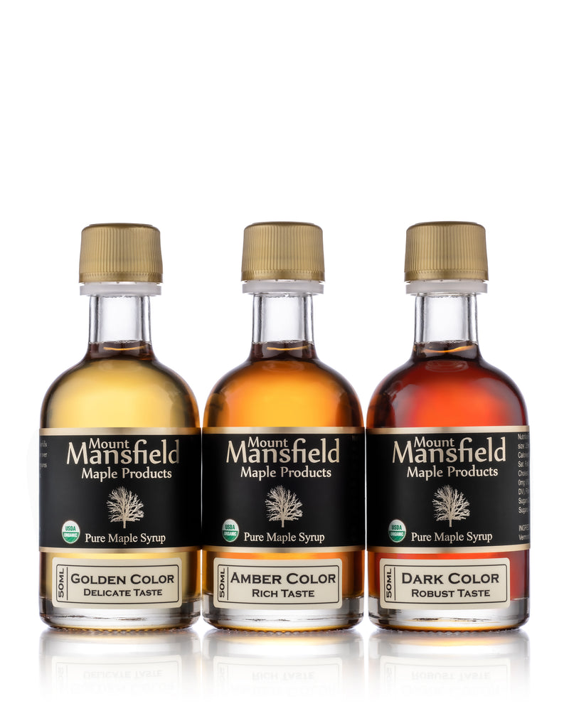 Mansfield Maple Pure Maple Syrup Sampler Bottles