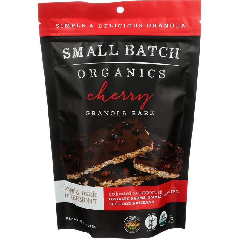 Small Batch Organics- Organic Cherry Granola Bark-8oz