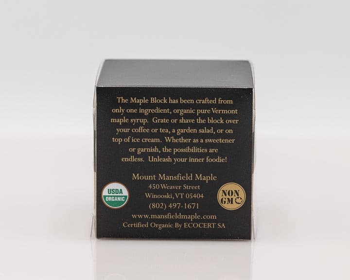The Maple Block– Mount Mansfield Maple Products