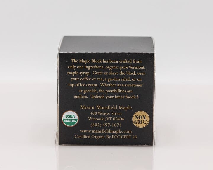 The Maple Block - Mount Mansfield Maple Products